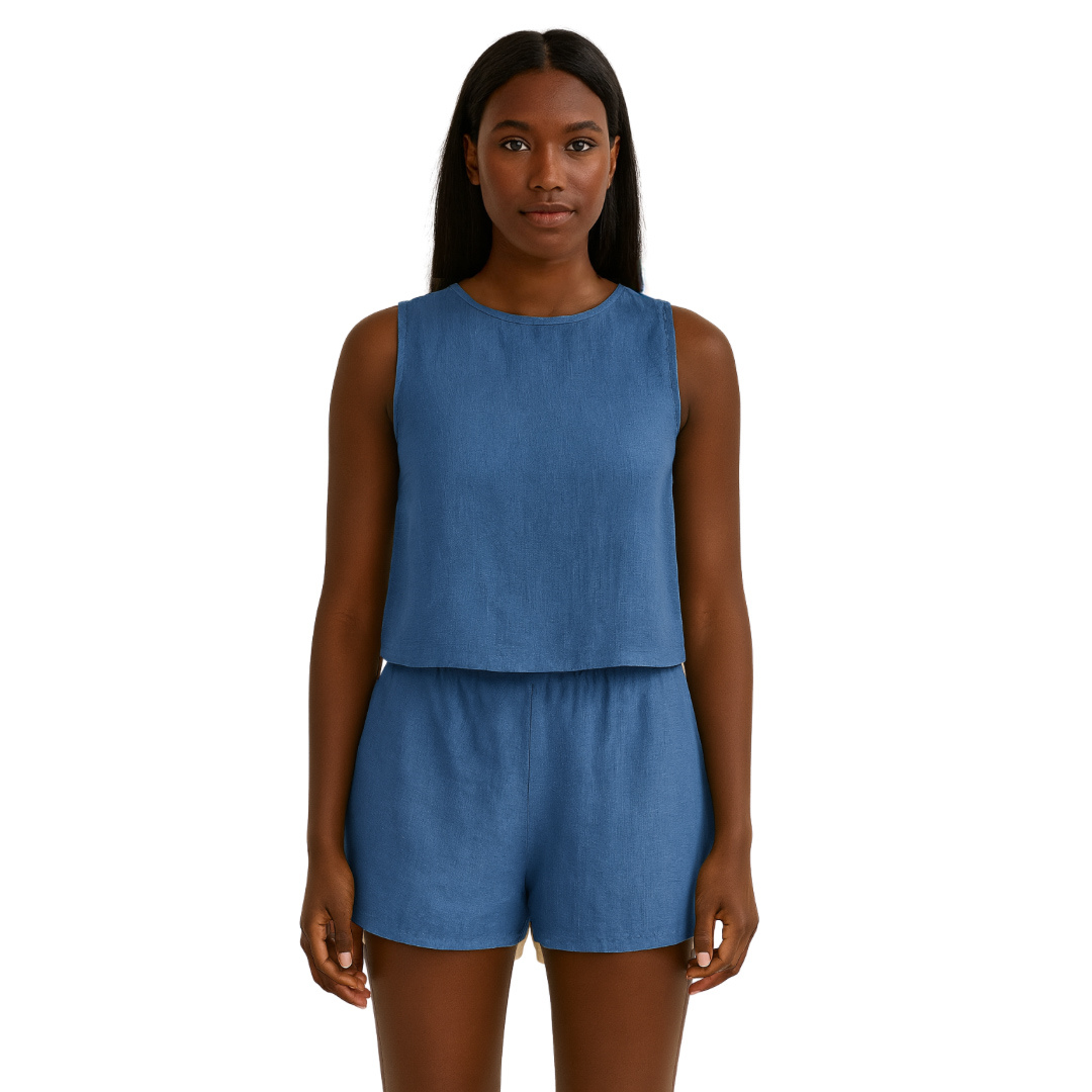 Sleeveless Top & Shorts Set