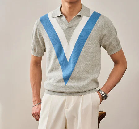 Vintage Striped Polo
