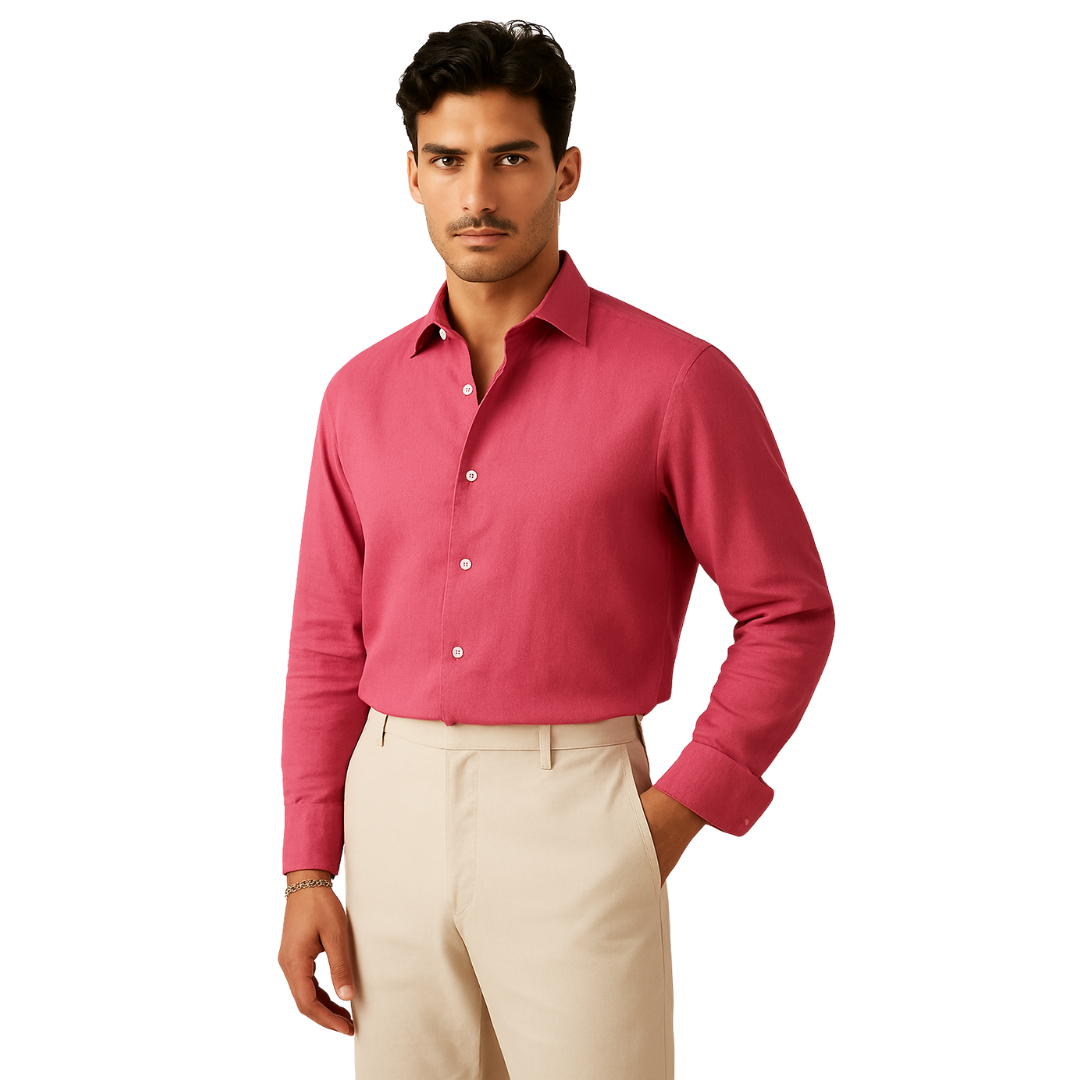 Italian Linen Long Sleeve Shirt