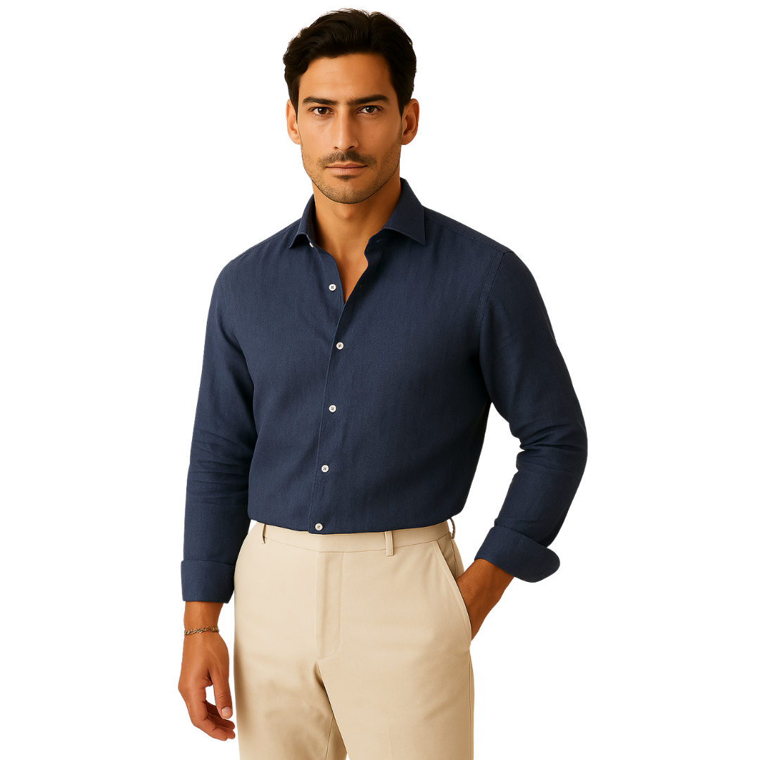 Italian Linen Long Sleeve Shirt
