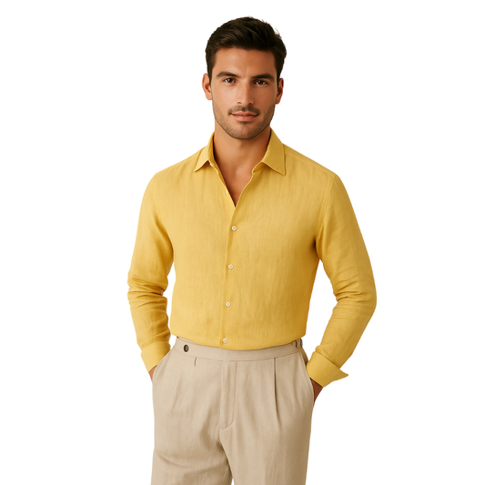 Italian Linen Long Sleeve Shirt