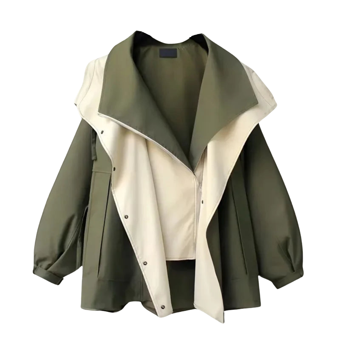 Two-Tone Utility Coat