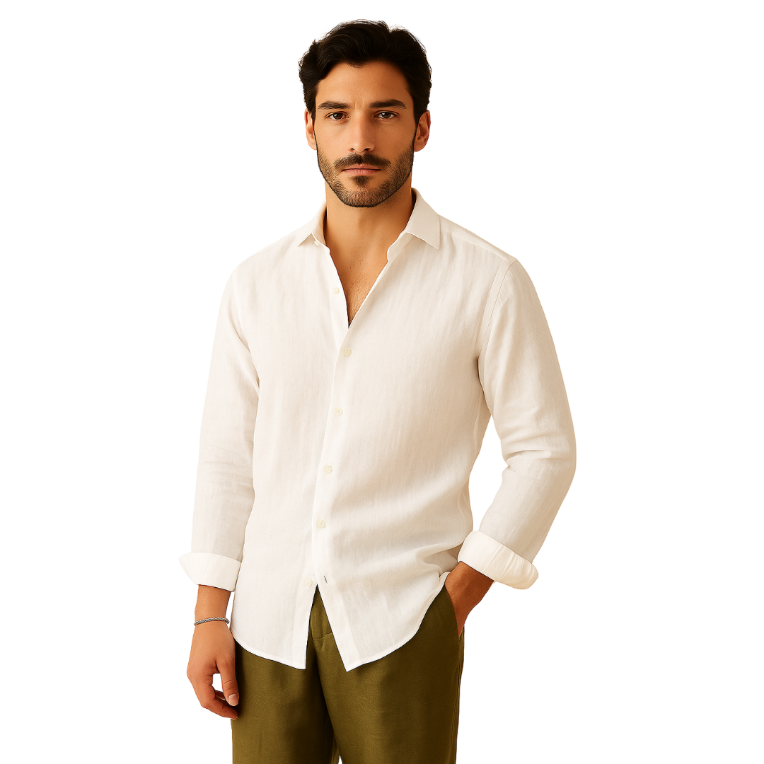 Italian Linen Long Sleeve Shirt