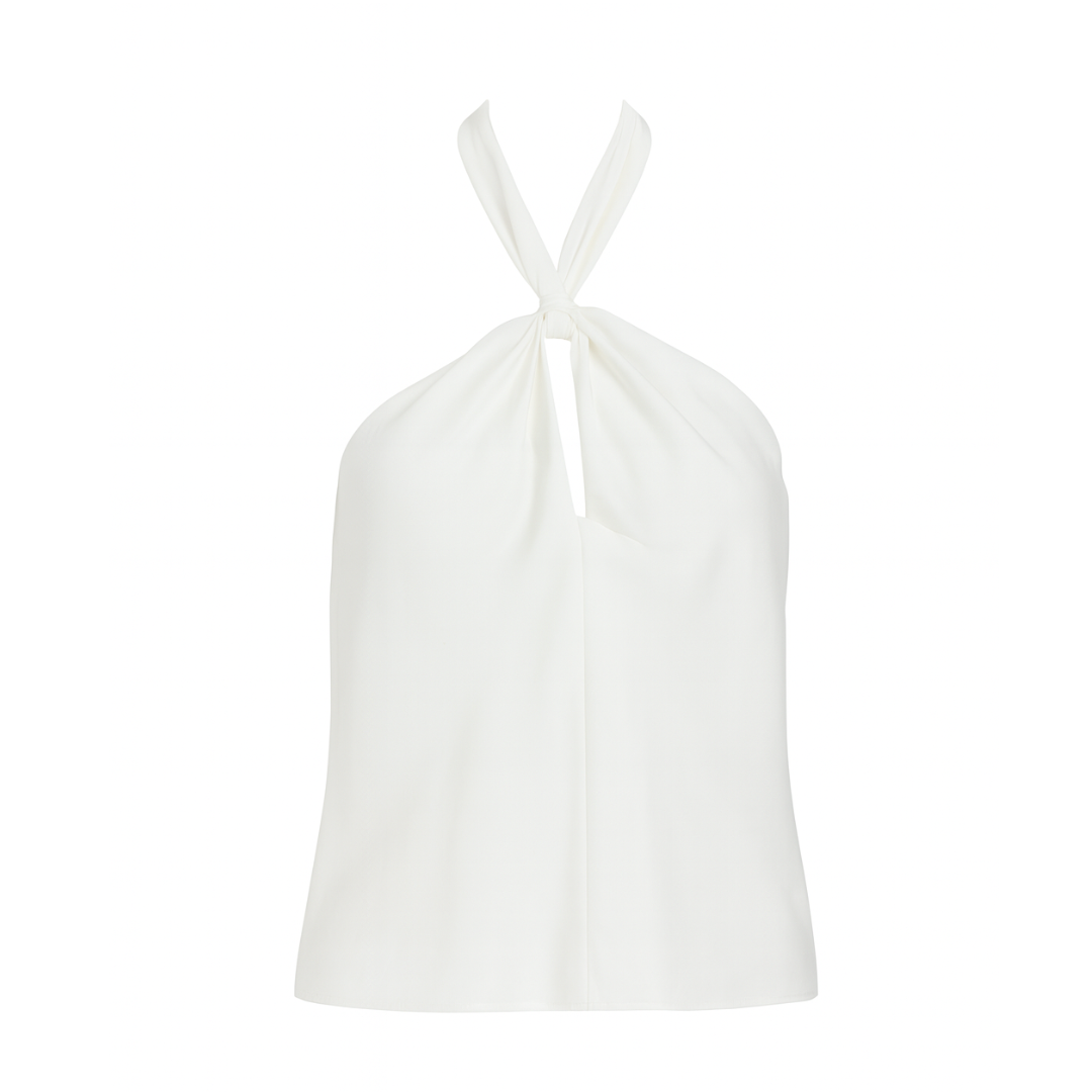 Satin Halter Tank Top