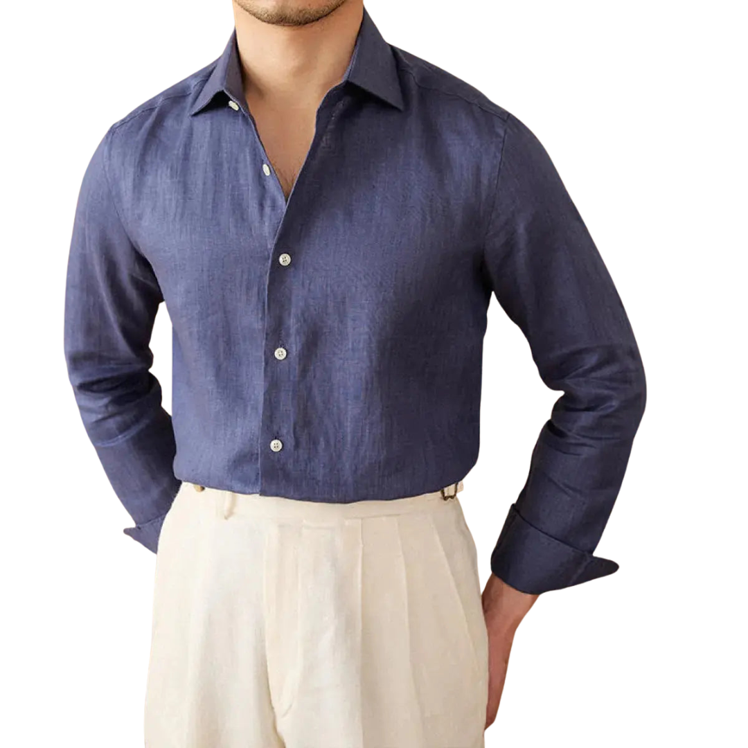 Italian Linen Long Sleeve Shirt