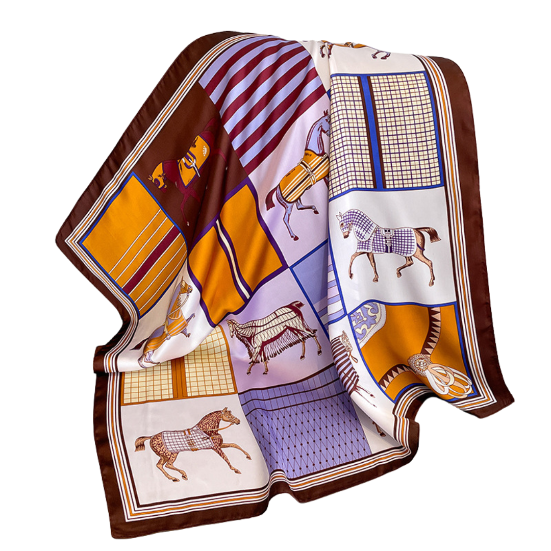 Luxury Silk Square Scarf