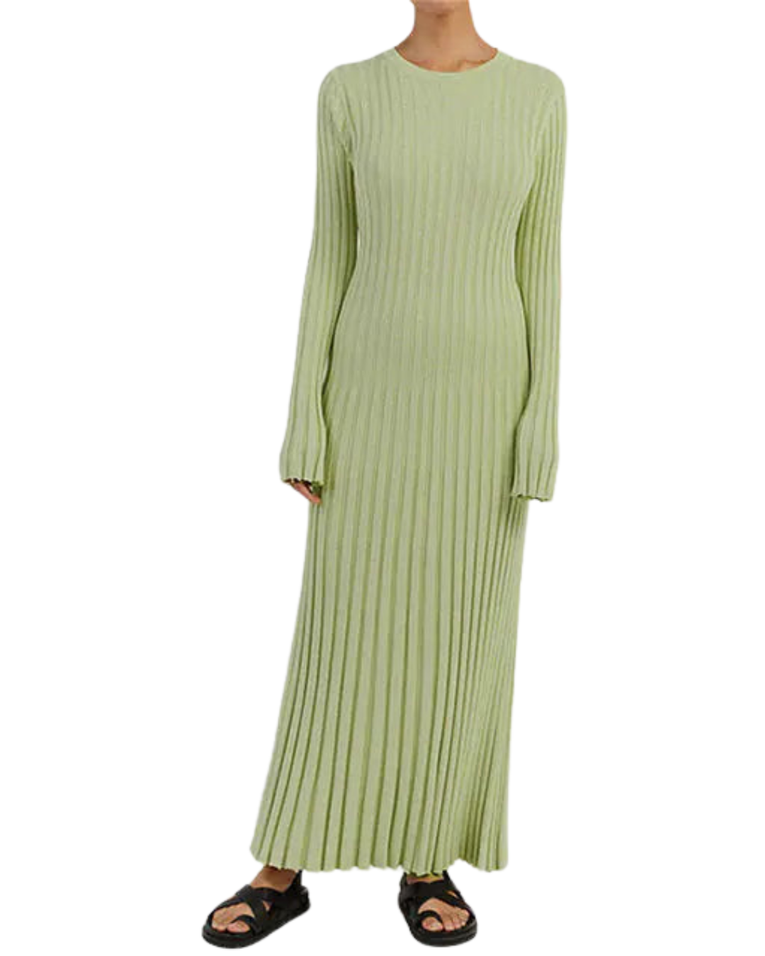 Ribbed Knit Maxi Dress