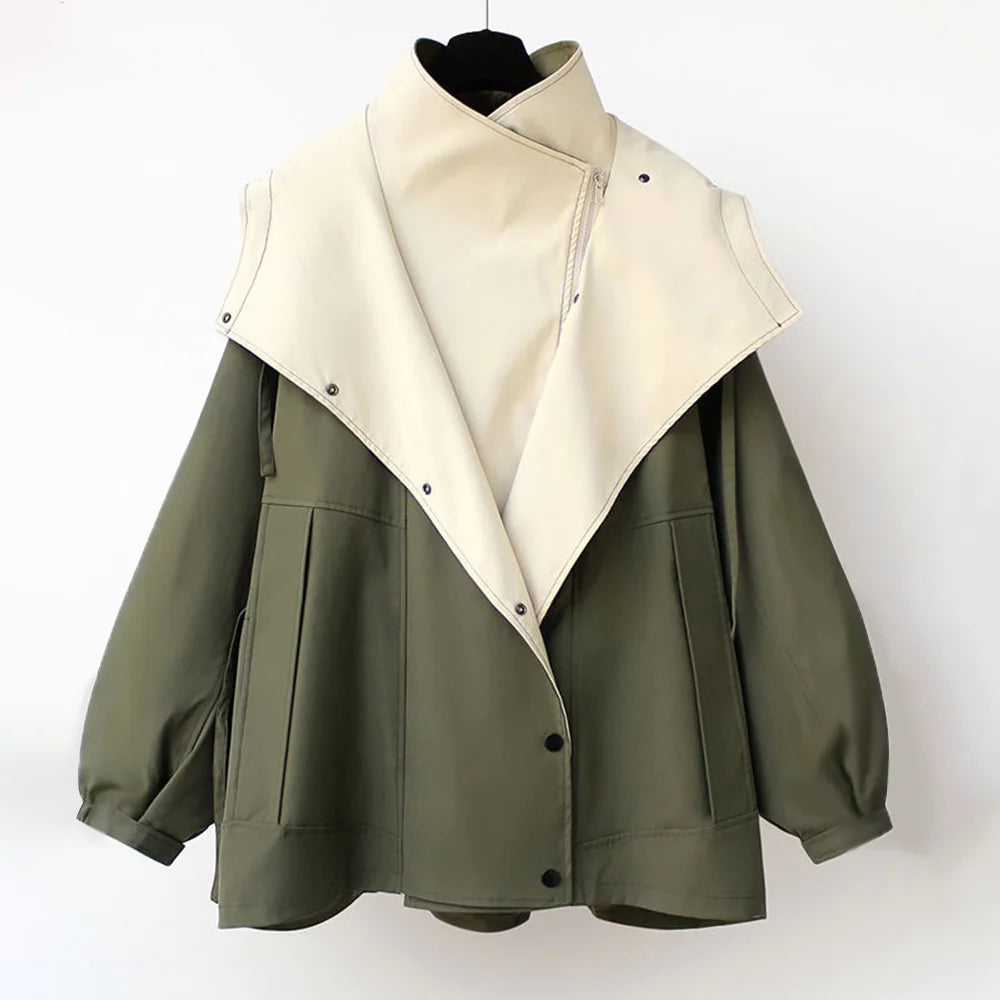 Two-Tone Utility Coat