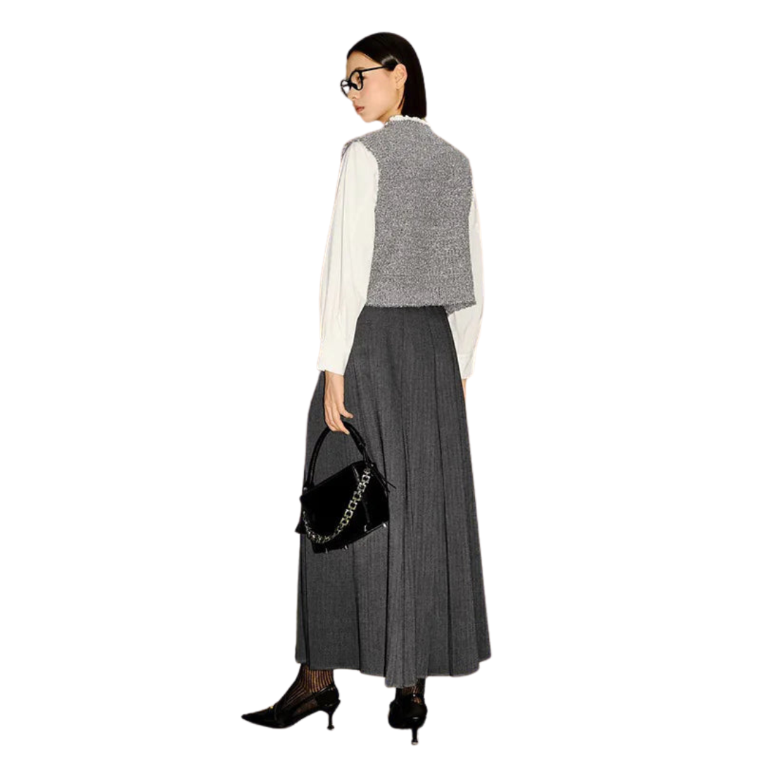Melange Knitted Vest