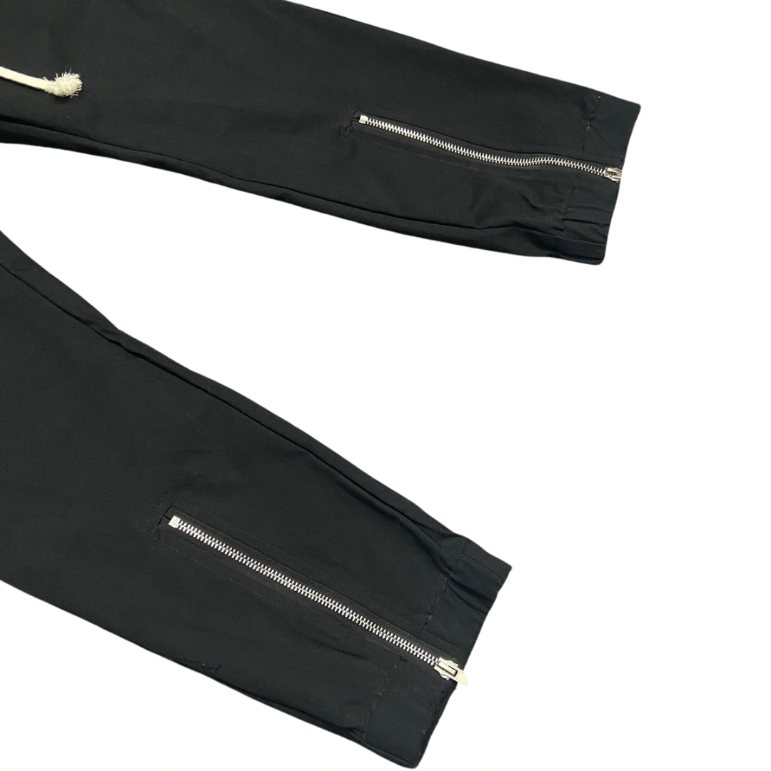 Zipper Straight Leg Utility Trousers