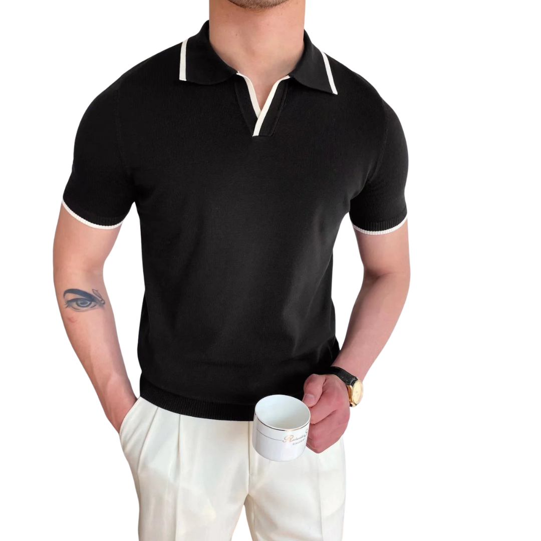 Contrast Polo Shirt