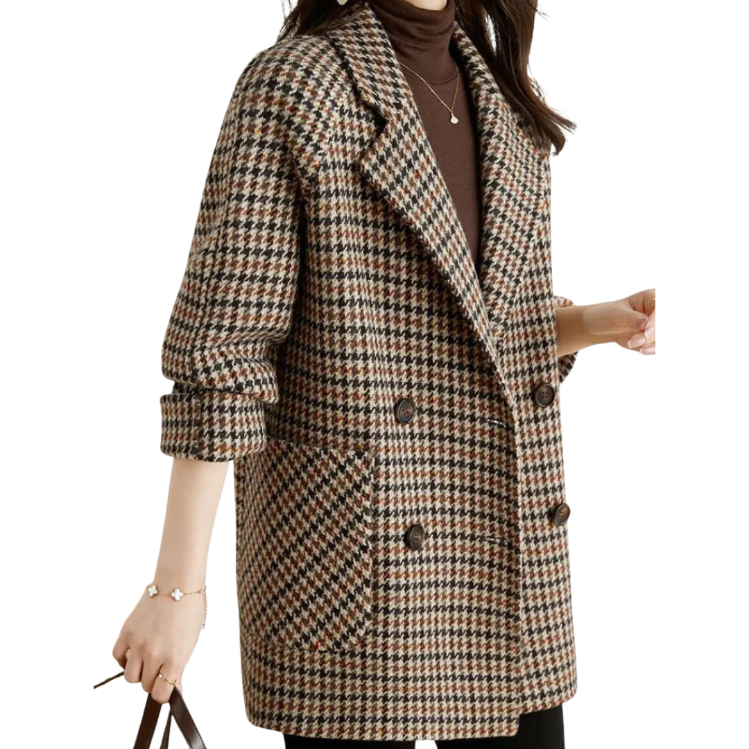 Wool Plaid Blazer