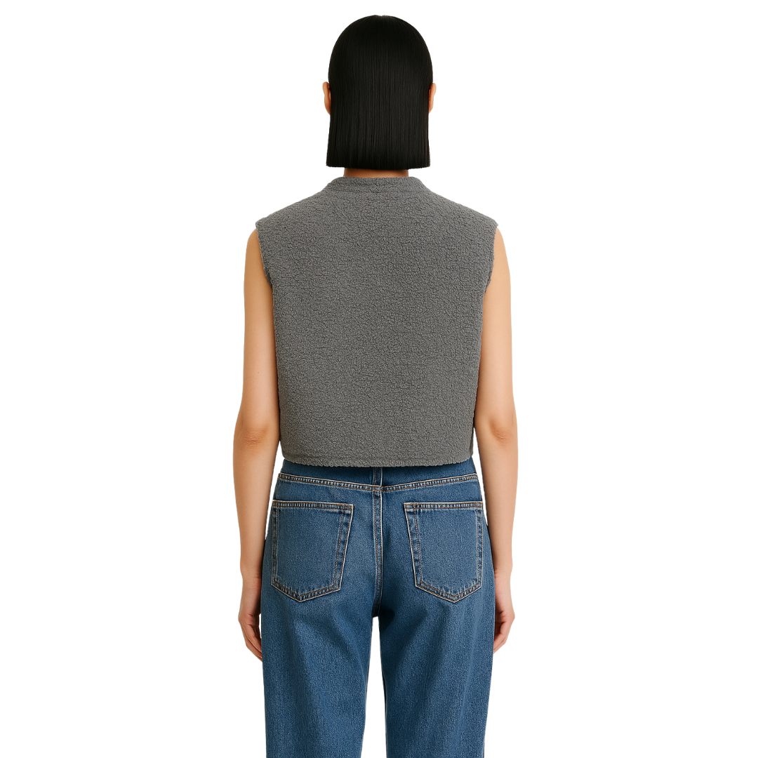 Textured Knit Vest