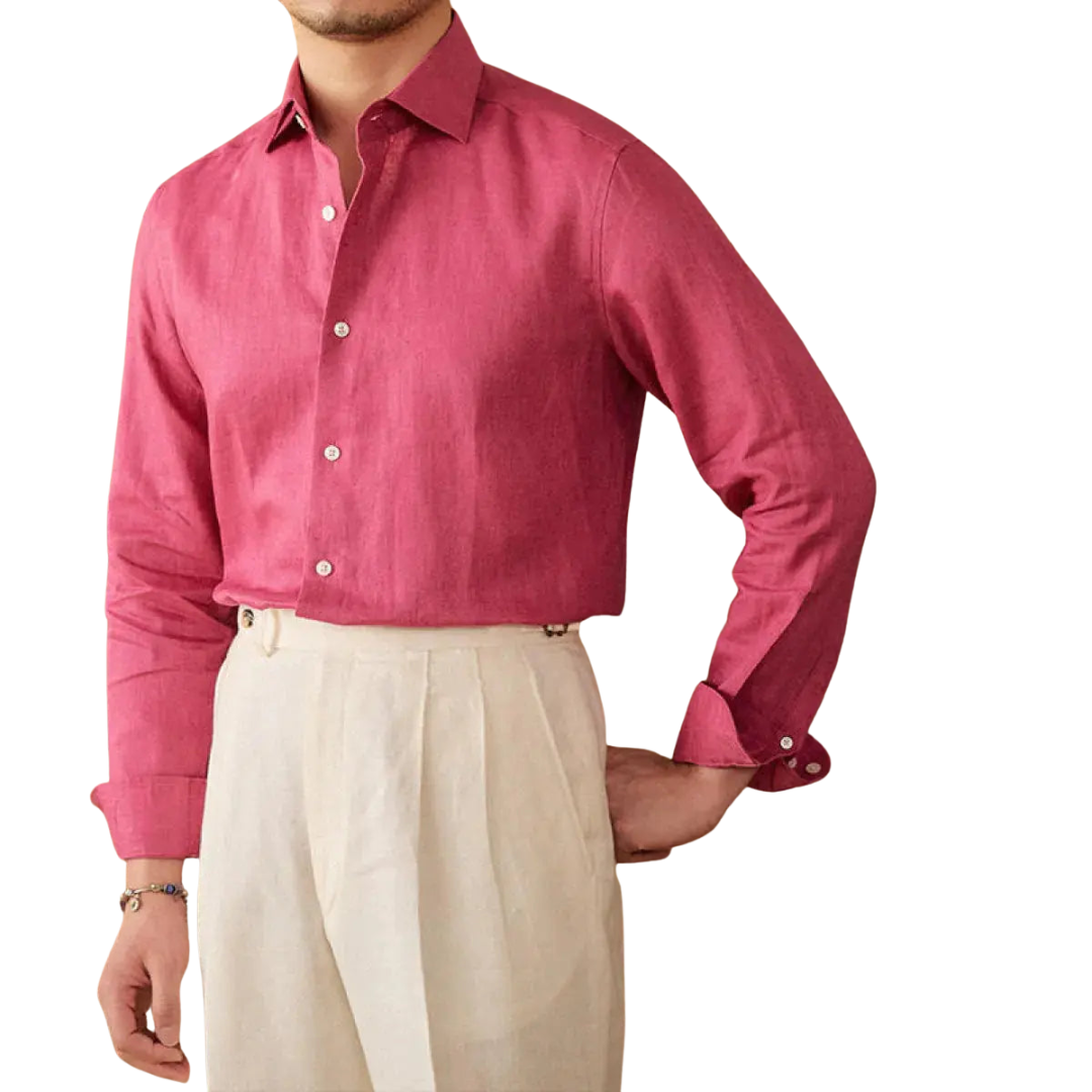 Italian Linen Long Sleeve Shirt
