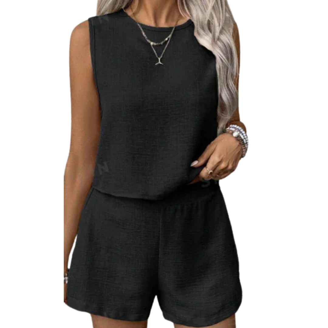 Sleeveless Top & Shorts Set