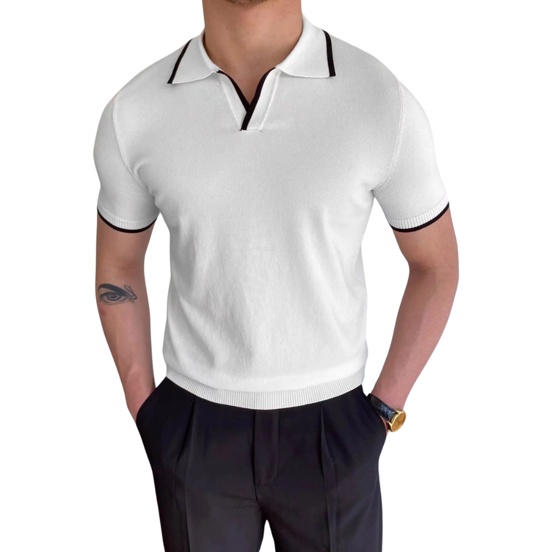 Contrast Polo Shirt