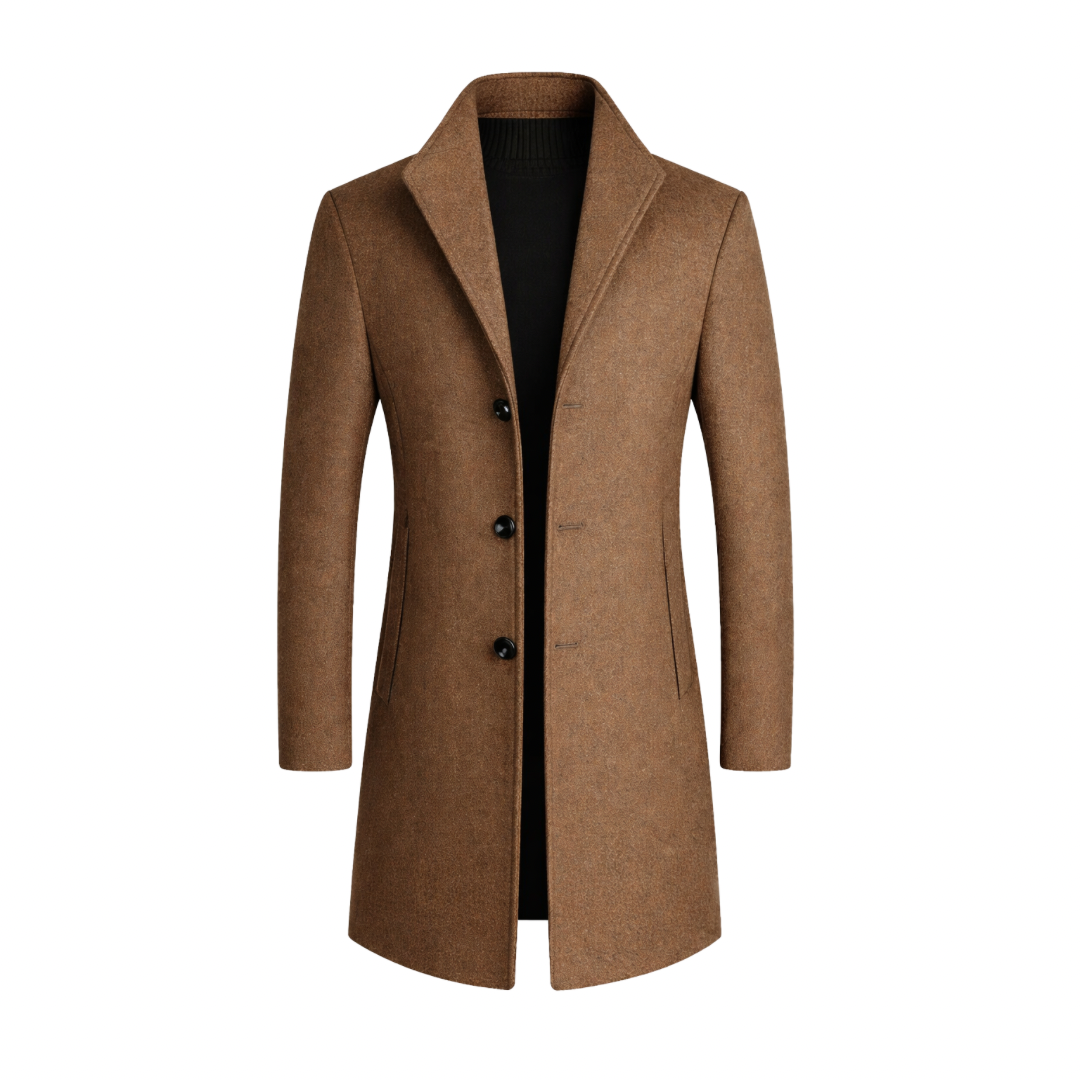 Tailored Wool Overcoat