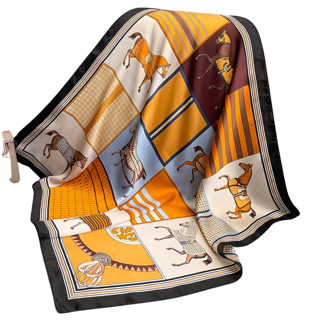 Luxury Silk Square Scarf