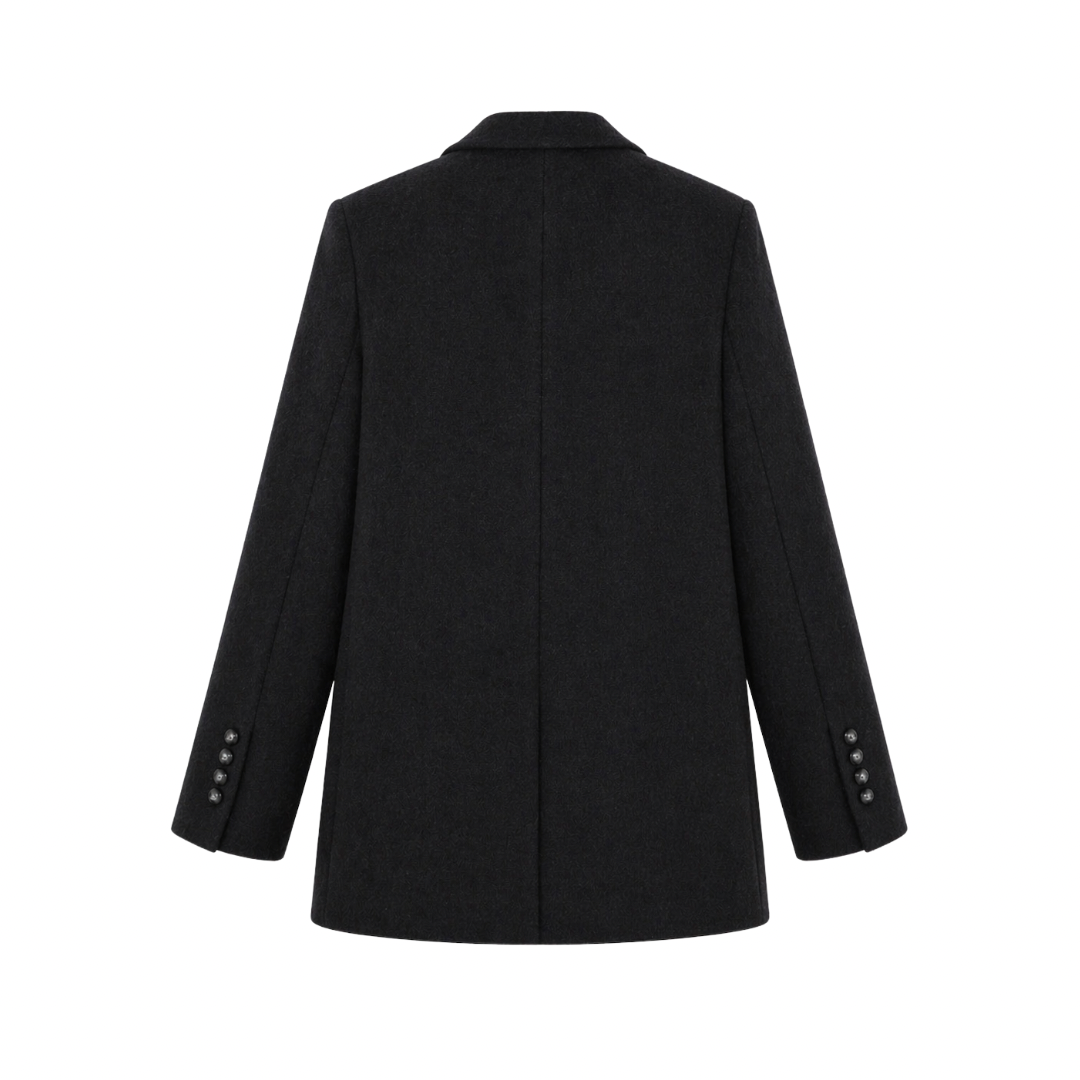 Double-Breasted Wool Blazer