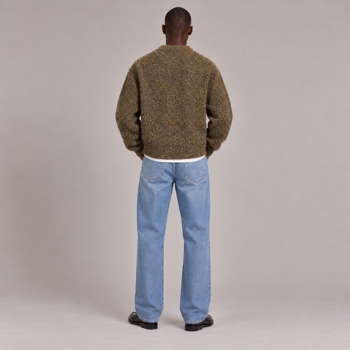 Mélange Knit Sweater