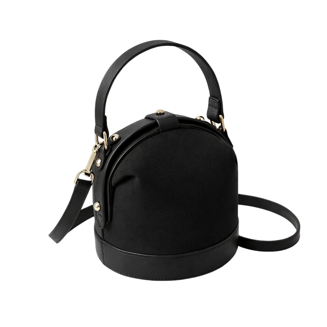 Crossbody Bucket Bag Black
