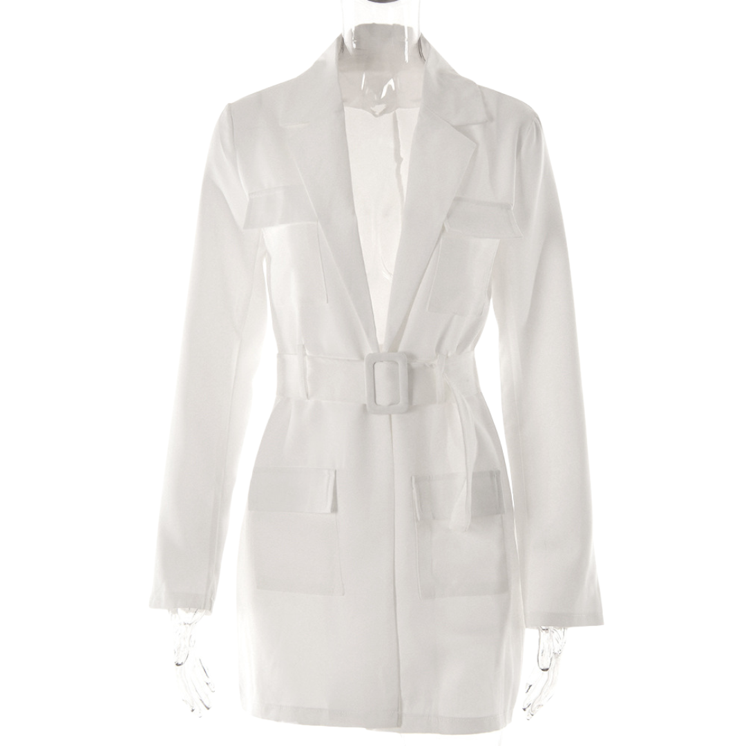 Belted Blazer Dress