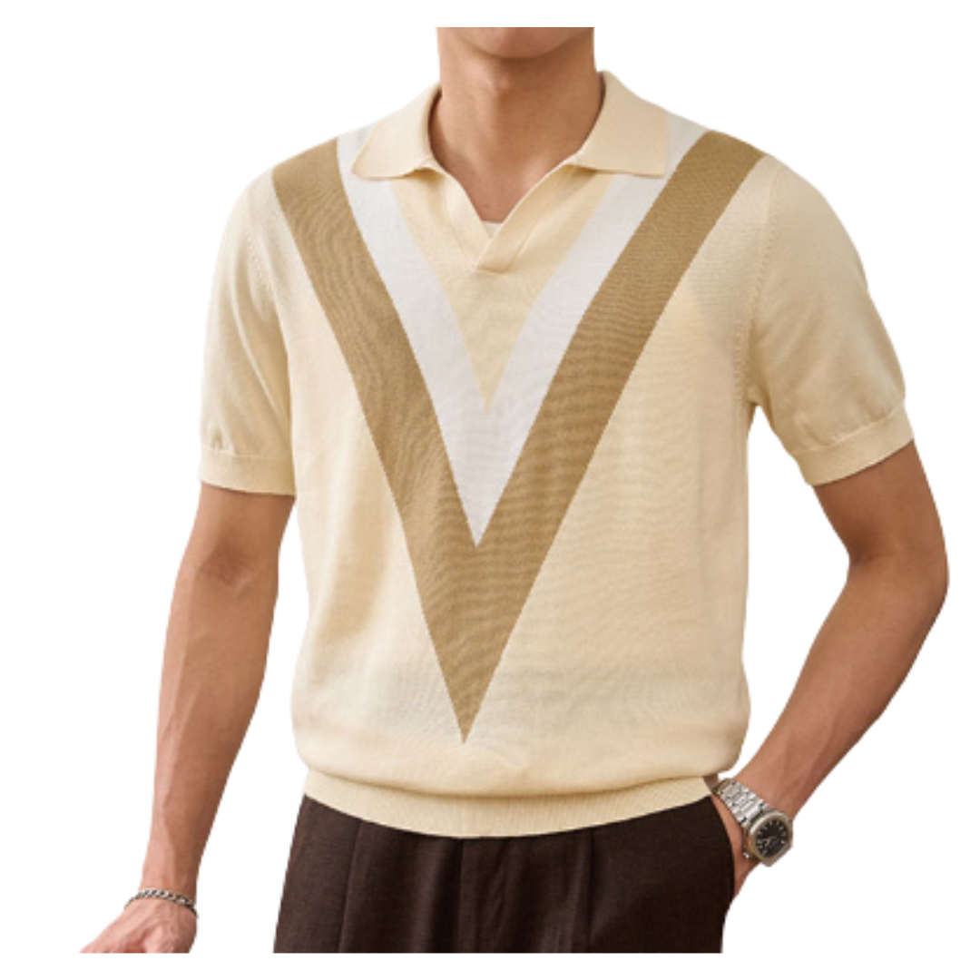 Vintage Striped Polo