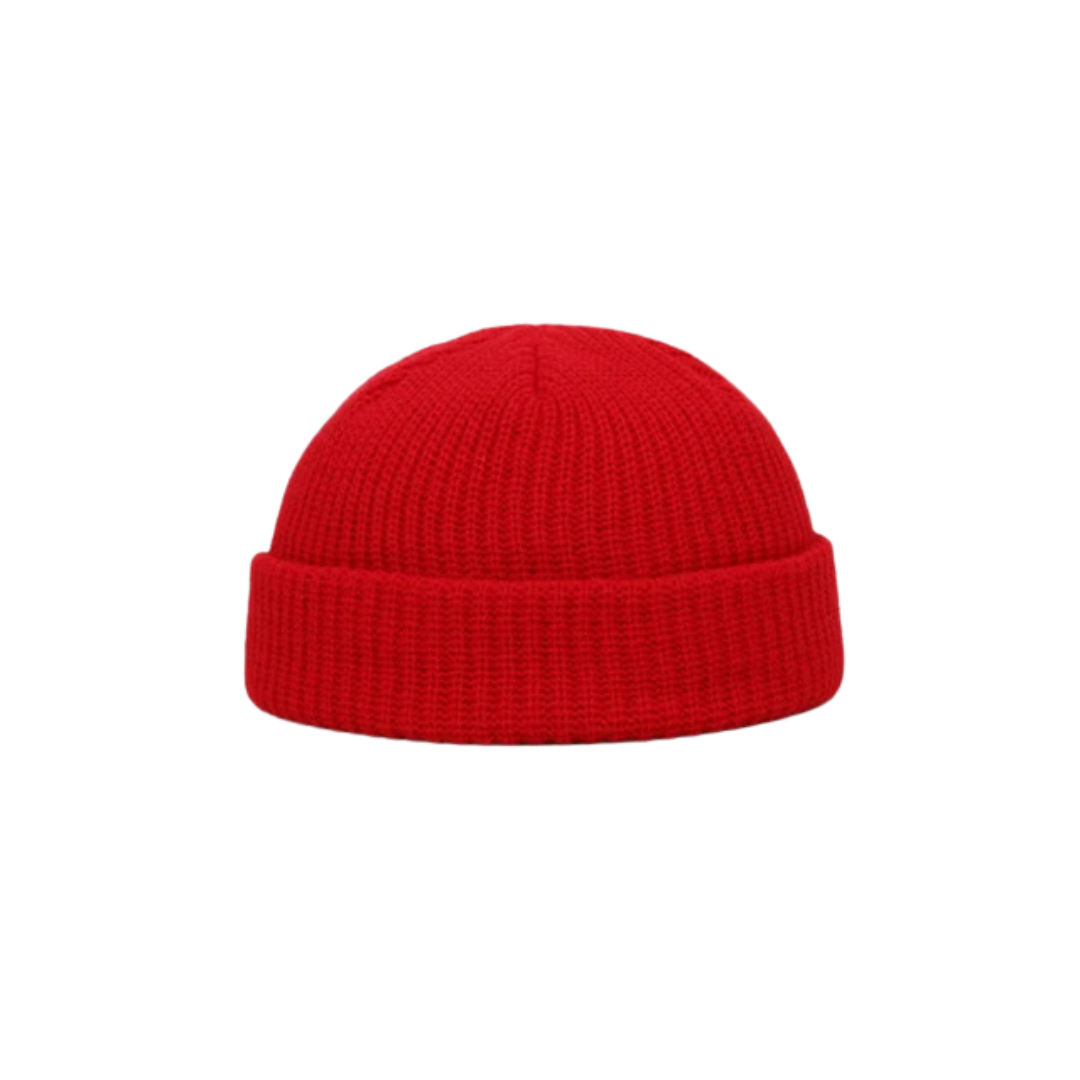 Unisex Solid Knitted Brimless Hat