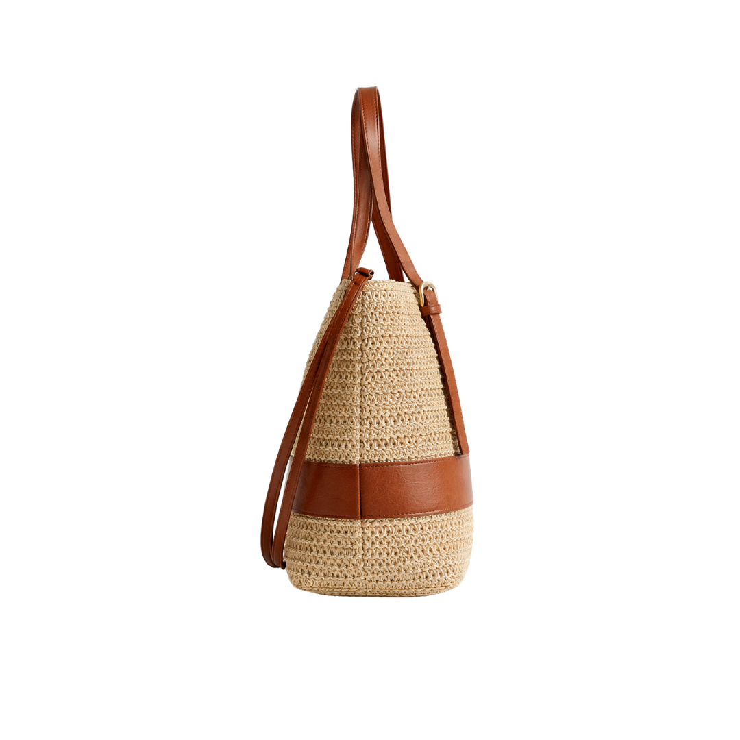 Straw Shoulder Bag