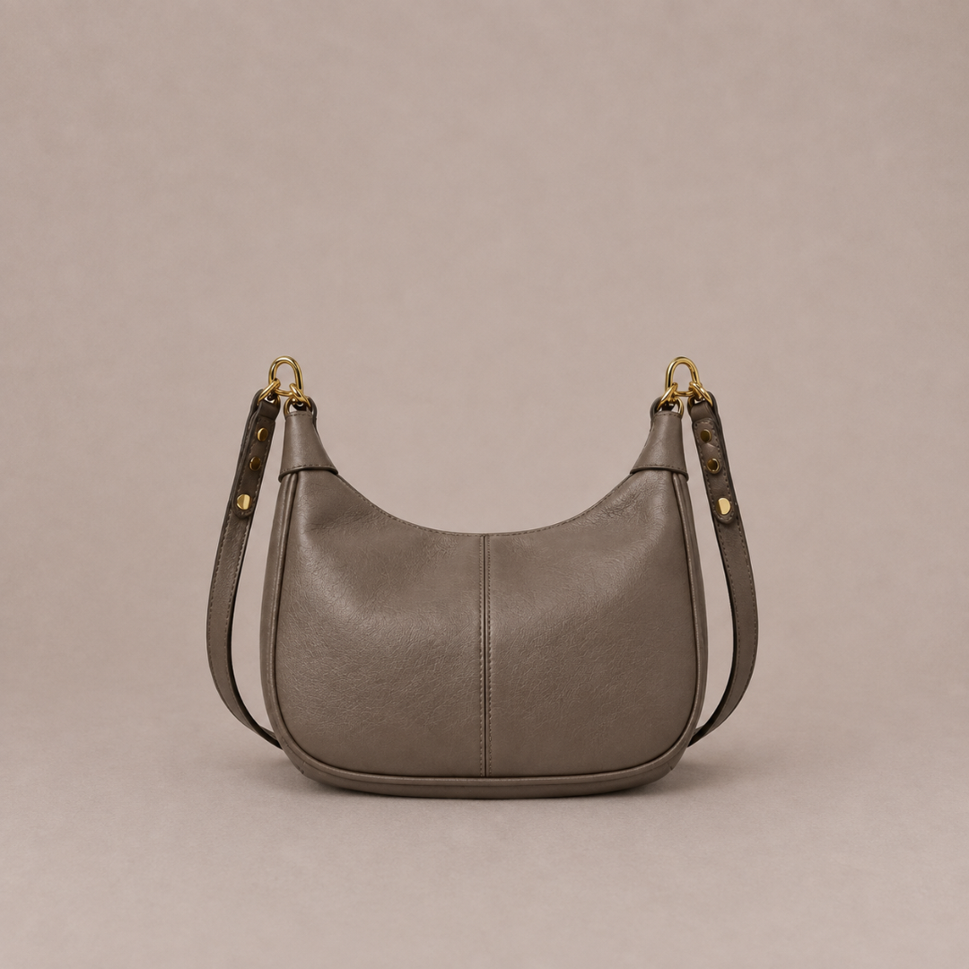 Waxed Leather Shoulder Bag