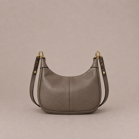 Waxed Leather Shoulder Bag
