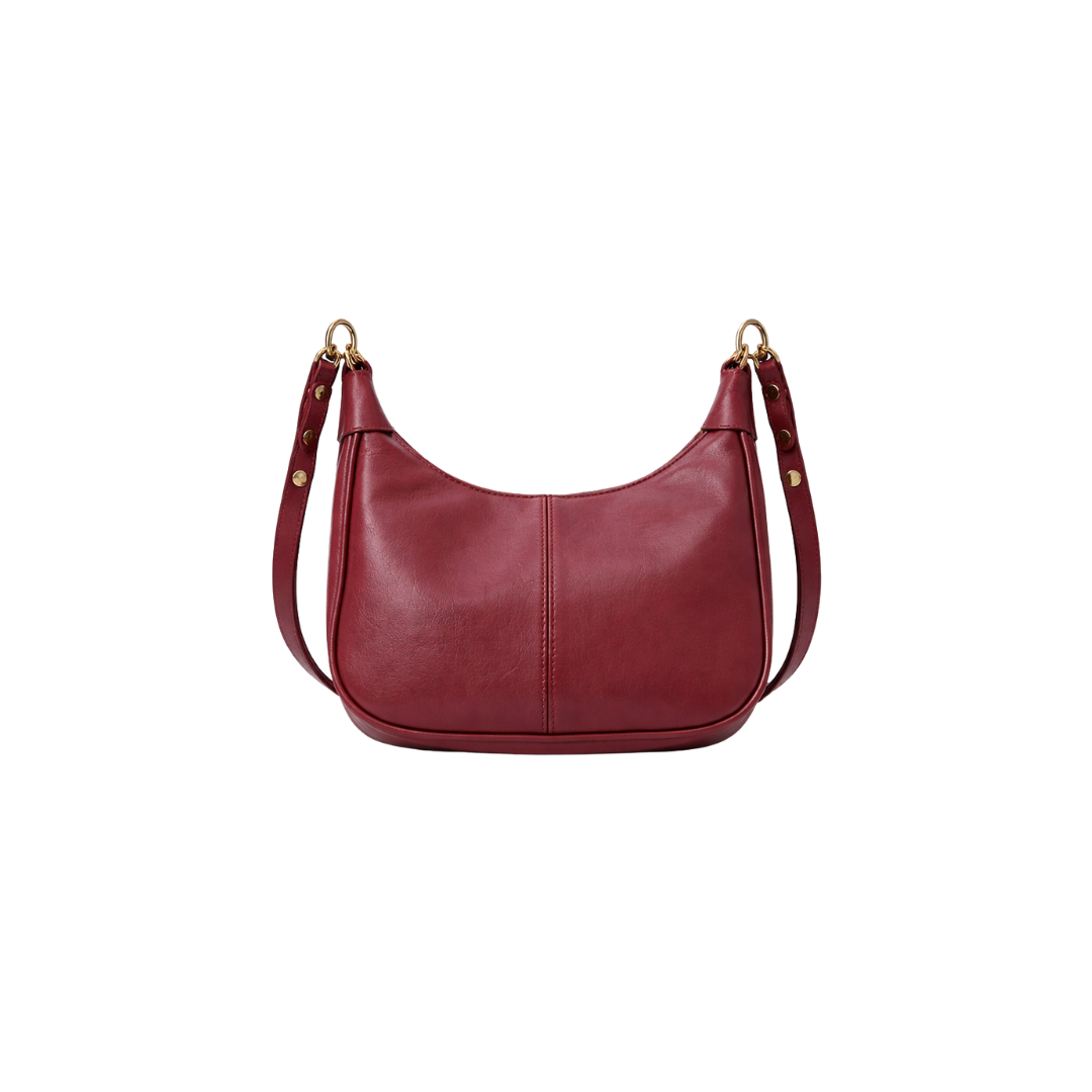 Waxed Leather Shoulder Bag