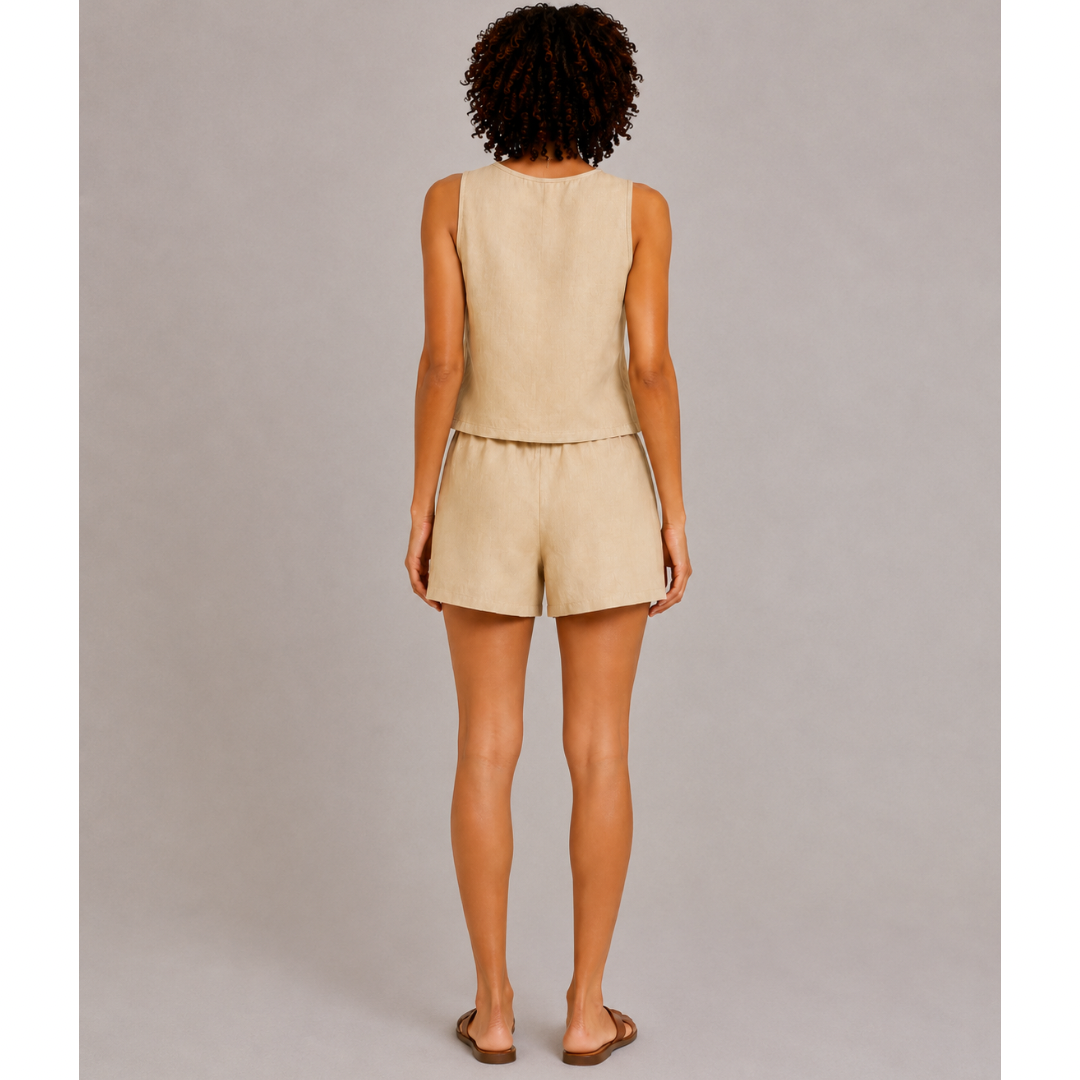 Sleeveless Top & Shorts Set