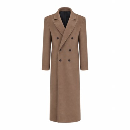 Double-Breasted Wool Coat