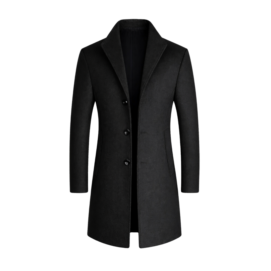 Tailored Wool Overcoat