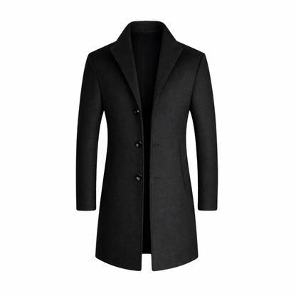 Tailored Wool Overcoat