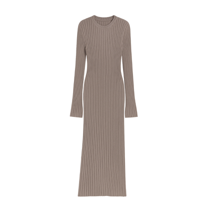 Ribbed Knit Maxi Dress