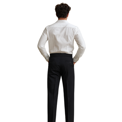 Tailored Mid-High Waist Trouser