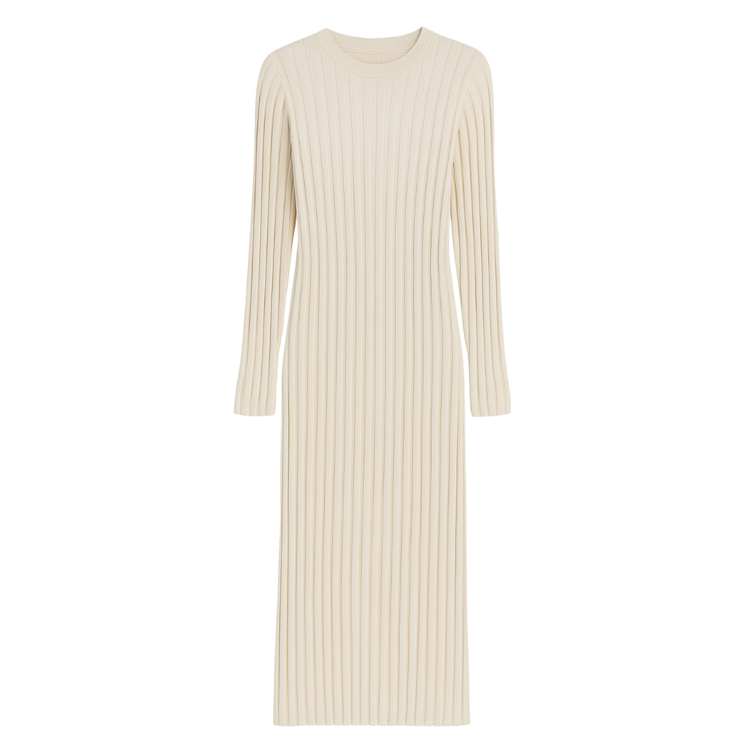 Ribbed Knit Maxi Dress