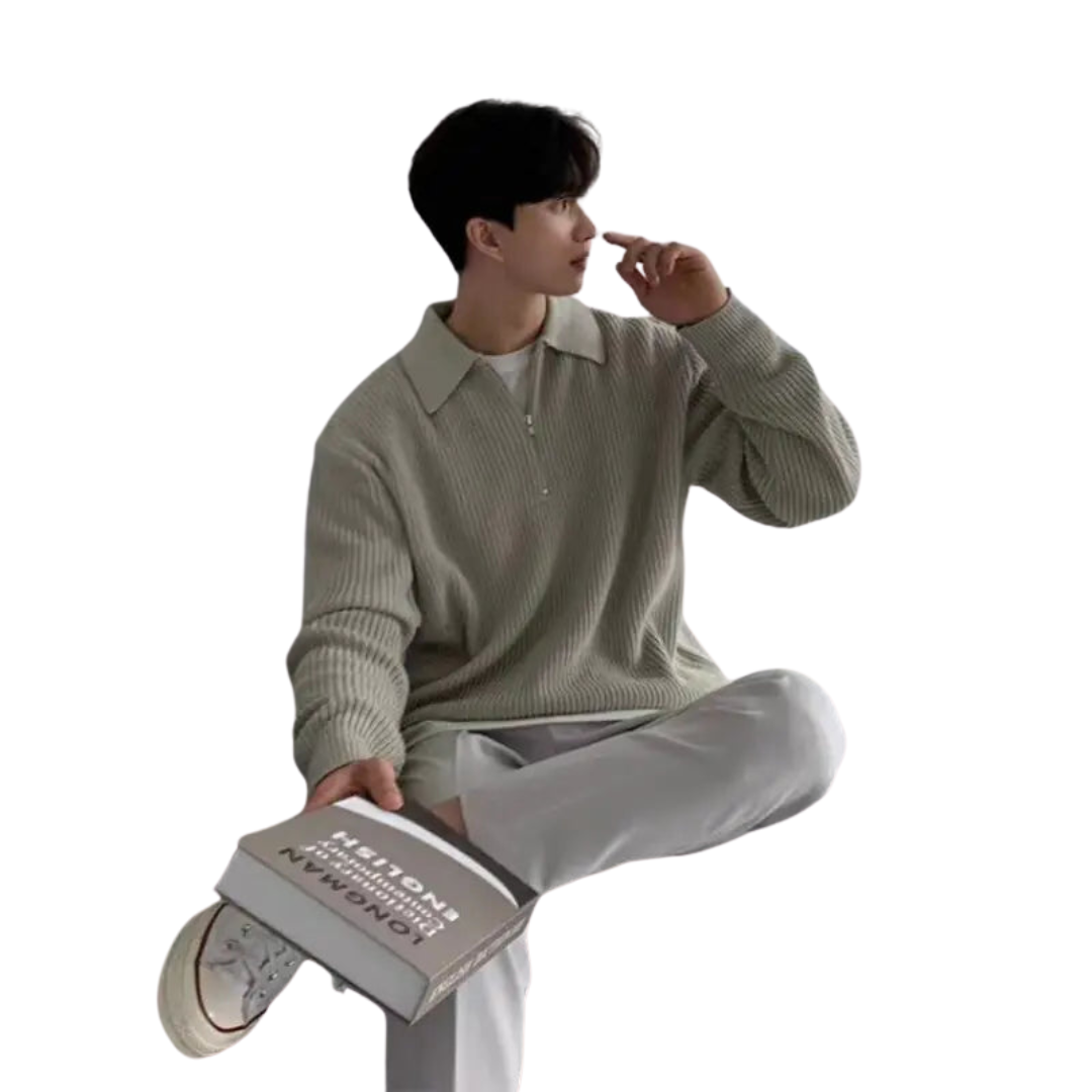 Knitted Polo Shirt
