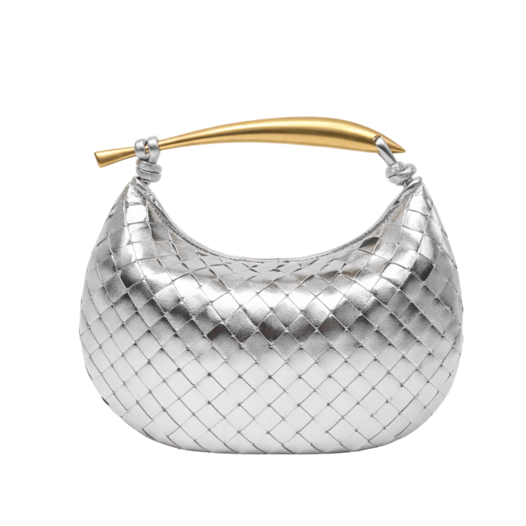 Woven Leather Handbag