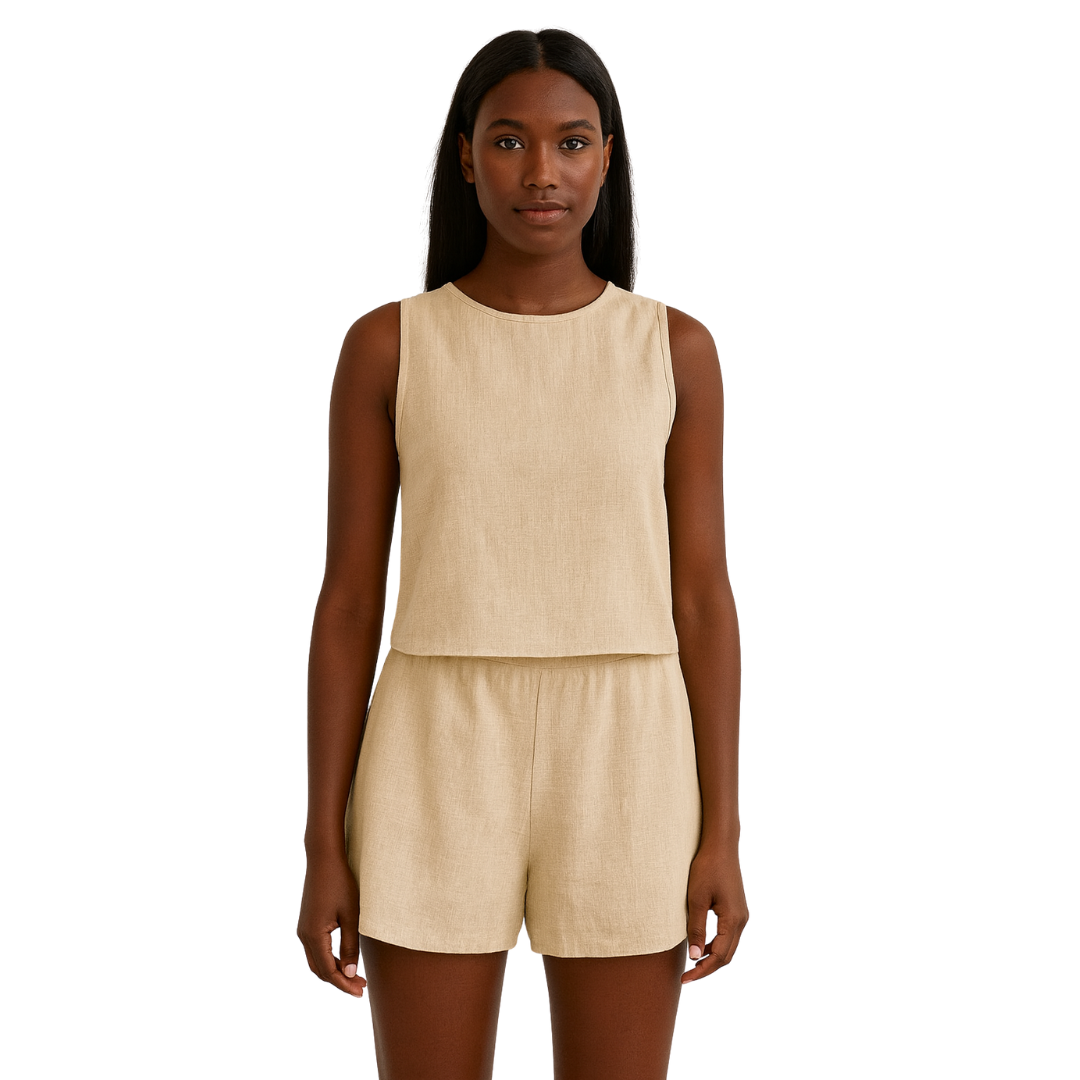 Sleeveless Top & Shorts Set