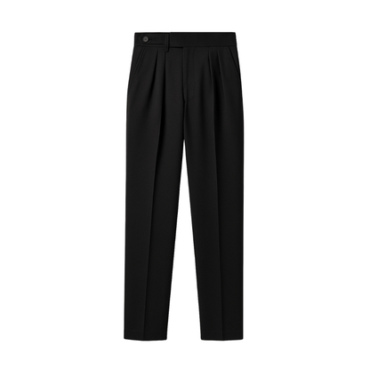 Tailored Mid-High Waist Trouser
