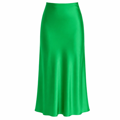 Silk Midi Skirt