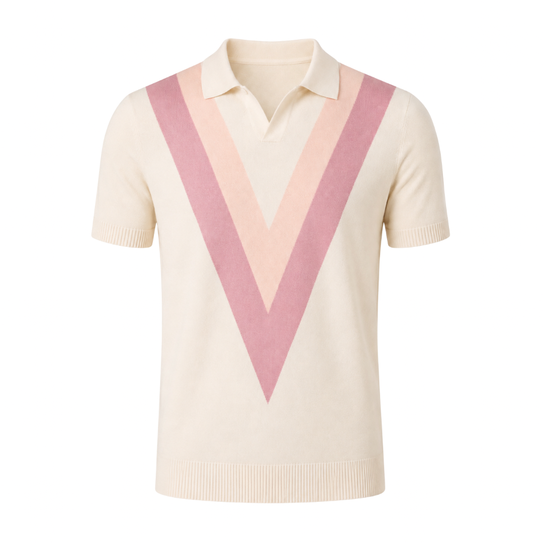 Retro Knit Polo