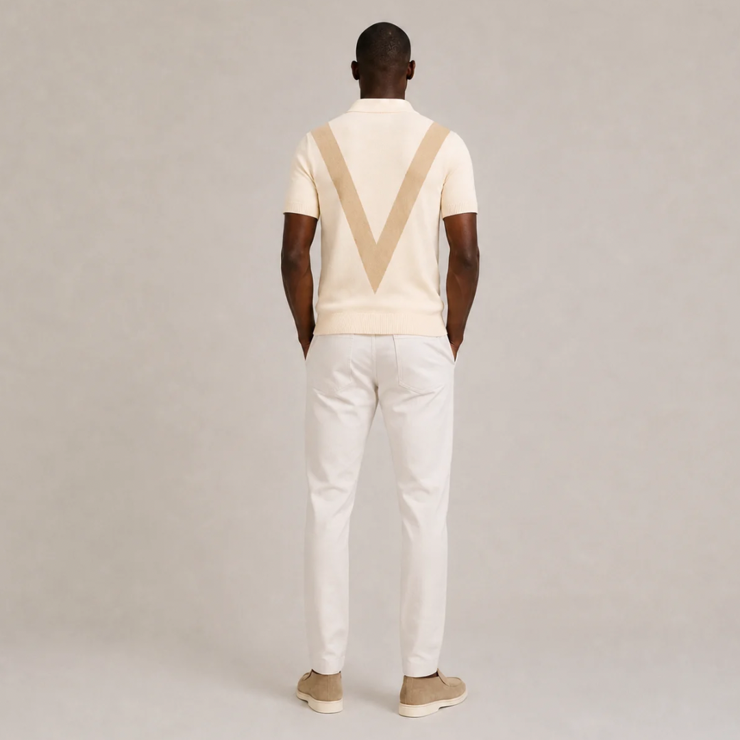 Retro Knit Polo