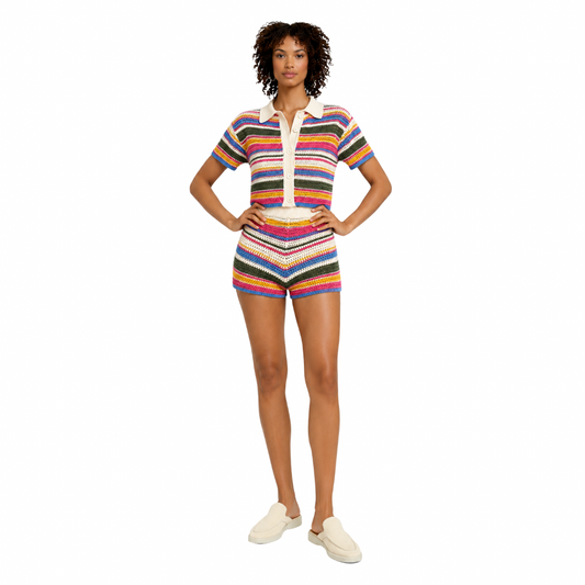 Striped Knit Set