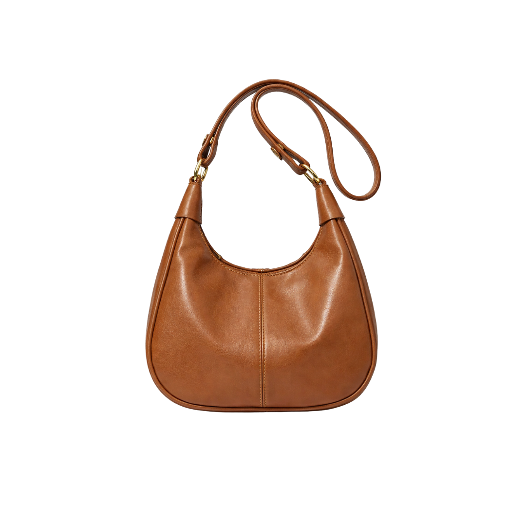 Waxed Leather Shoulder Bag