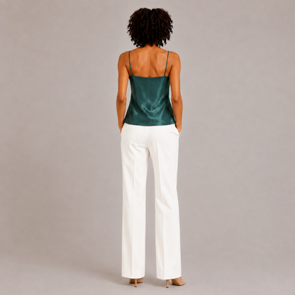 Satin Cowl Neck Top