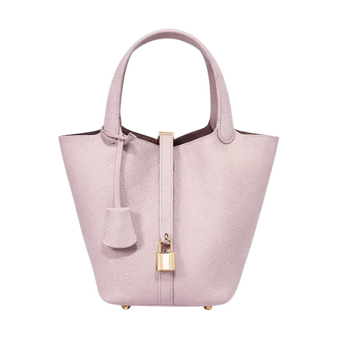 Leather Bucket Handbag